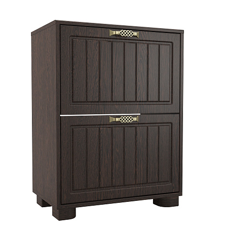 Тумба для обуви (обувница) «Монблан» МБ-33К венге/орех шоколадный