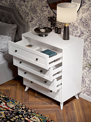 Комод Вильям ВМ-12 белый бриллиант/бланж