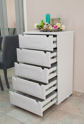 Комод ДримСтар ДС-11 белое дерево