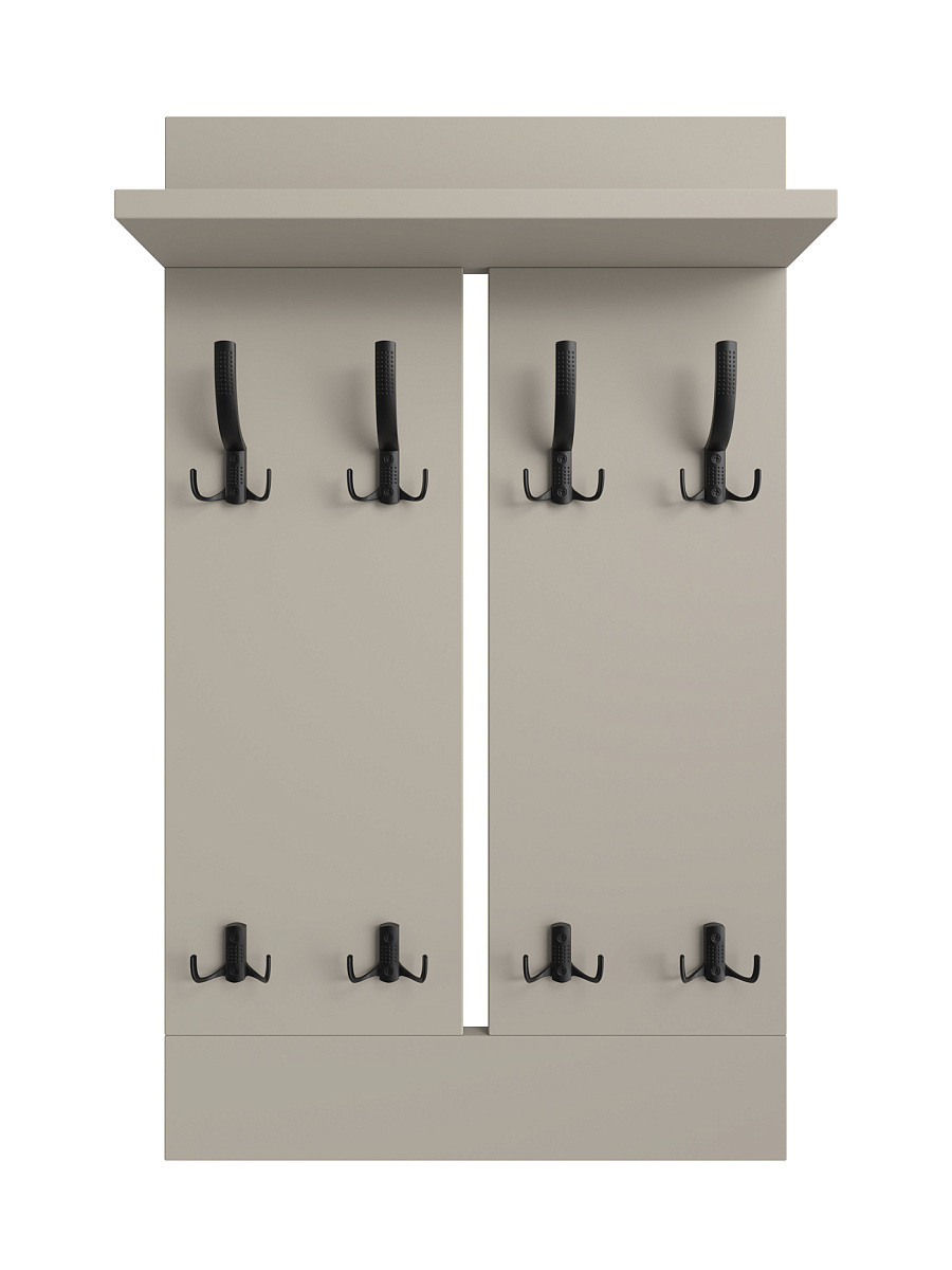 Вешалка ВН-13 глиняный серый (600*1000)