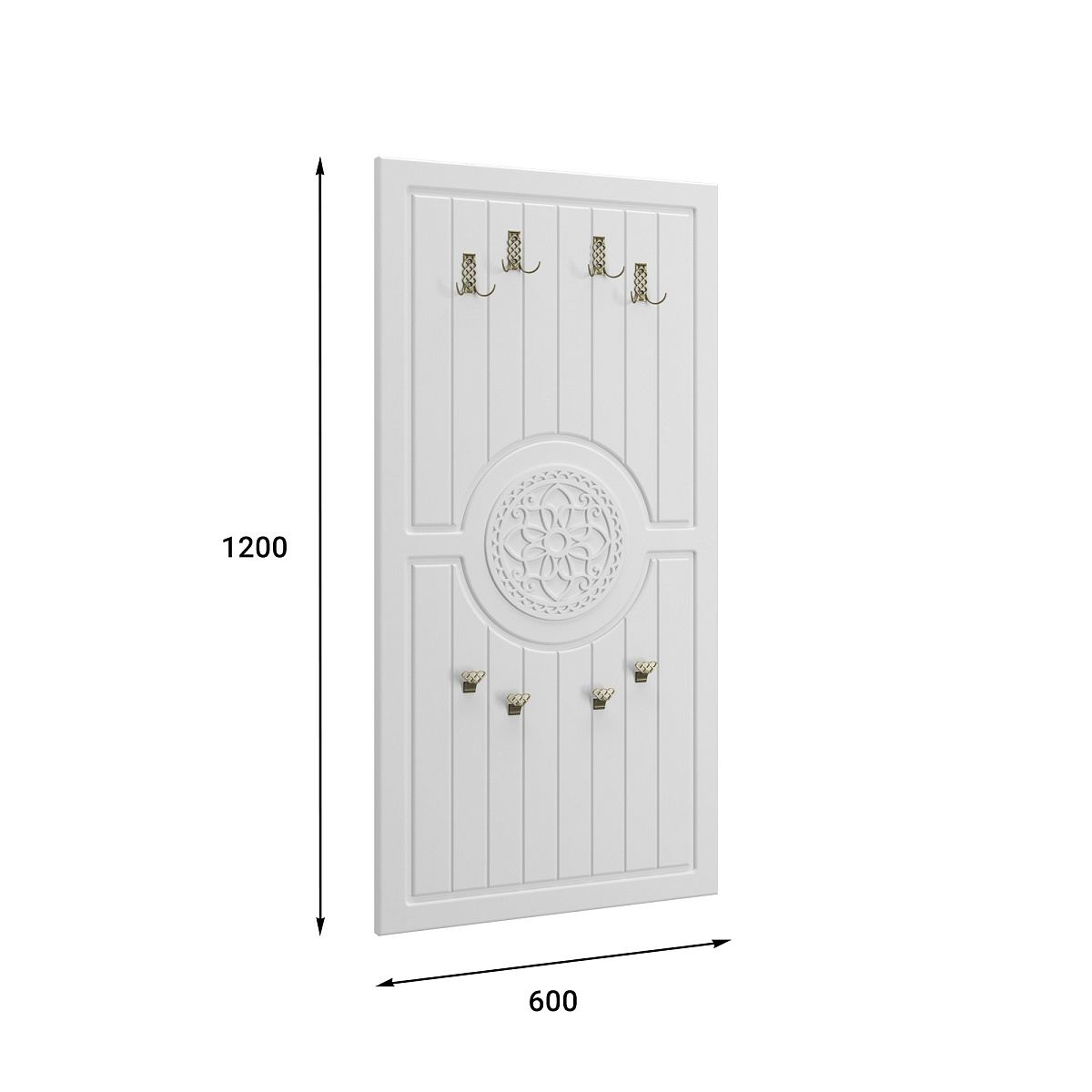 Комплект мебели для прихожей Монблан МБ-007 белое дерево