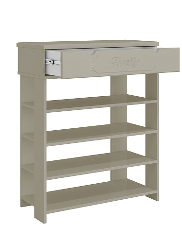 Тумба для обуви ДримСтар ДС-20 (800) глиняный серый/риолит