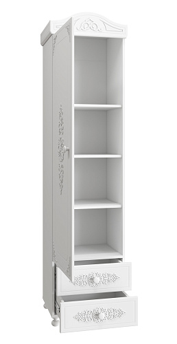 Шкаф-пенал Ассоль АС-1 белое дерево