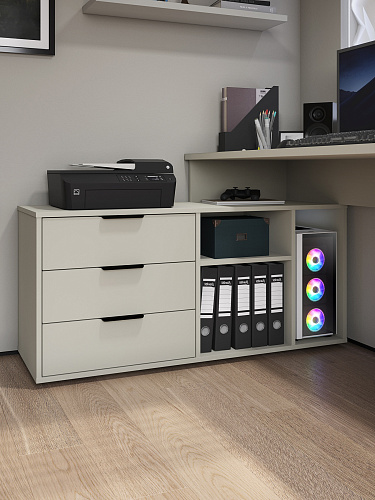 Стол угловой Оптима ОП-21 глиняный серый/риолит