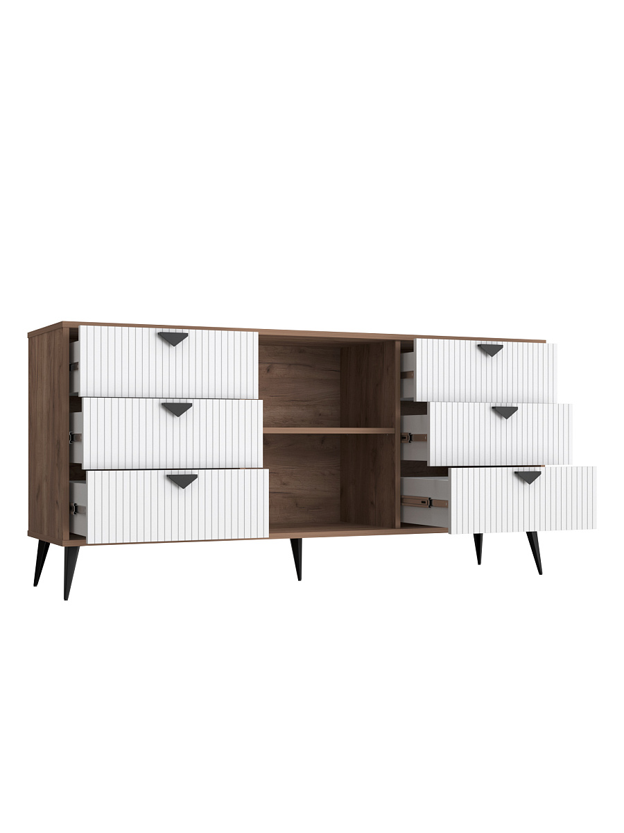 Комод Астрид АР-03 дуб крафт табачный/бланж