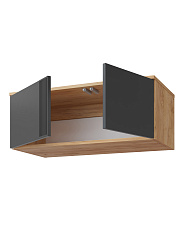 Антресоль Эмилия ЭЛ-51 дуб крафт золотой/графит