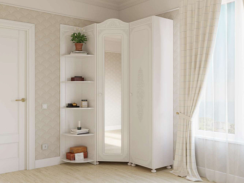 Гарнитур для прихожей Ассоль АС-040 белое дерево