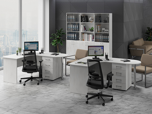 Стол эргономичный ОФ-10 северное дерево светлое