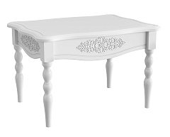Стол журнальный Ассоль АС-73 белое дерево