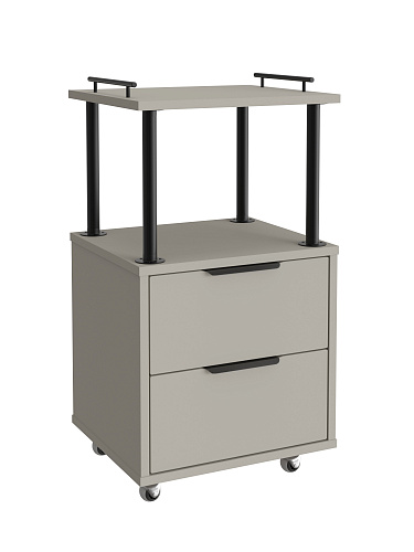 Тумба комбинированная К-32 глиняный серый/риолит