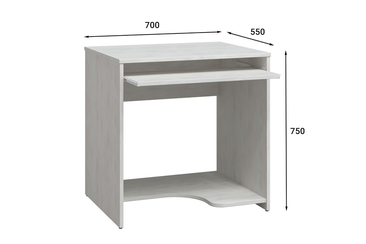 Стол компьютерный С-233 северное дерево