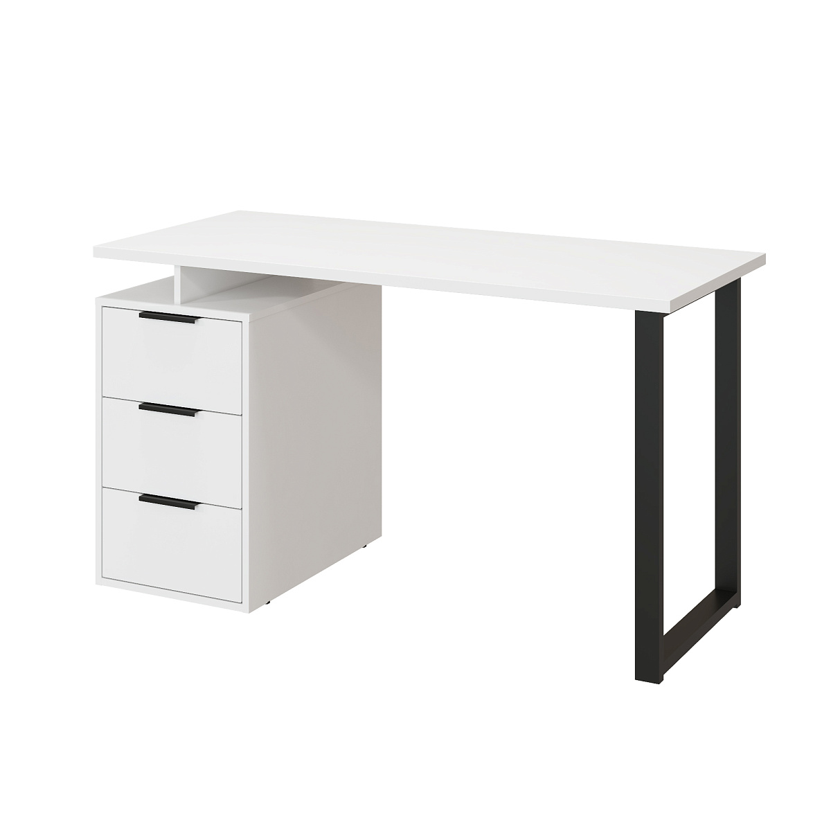 Стол С-406 белый структурный/меренга (1350*600)