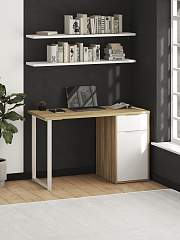 Стол С-418 блэквуд ячменный/меренга