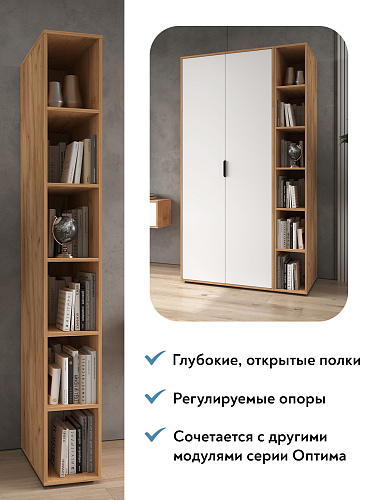 Пенал Оптима ОП-12 дуб крафт золотой