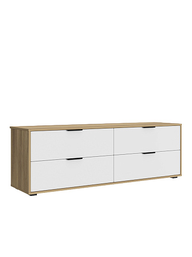 Тумба Оптима ОП-23 блэквуд ячменный/меренга