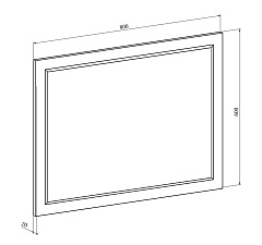 Набор мебели Виктория ВИ-007 дуб крафт золотой