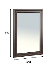 Зеркало «Монблан» МБ-41 (600х900) орех шоколадный