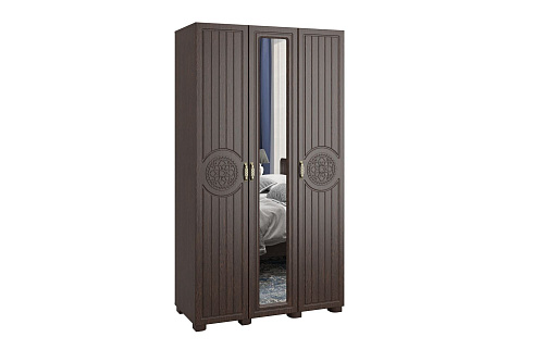 Шкаф «Монблан» МБ-24К комбинированный венге/орех шоколадный