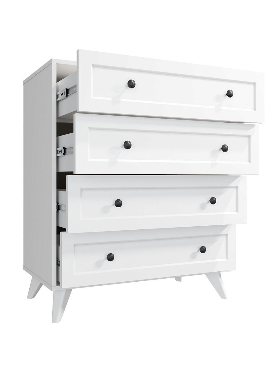 Комод Вильям ВМ-12 белый бриллиант/бланж