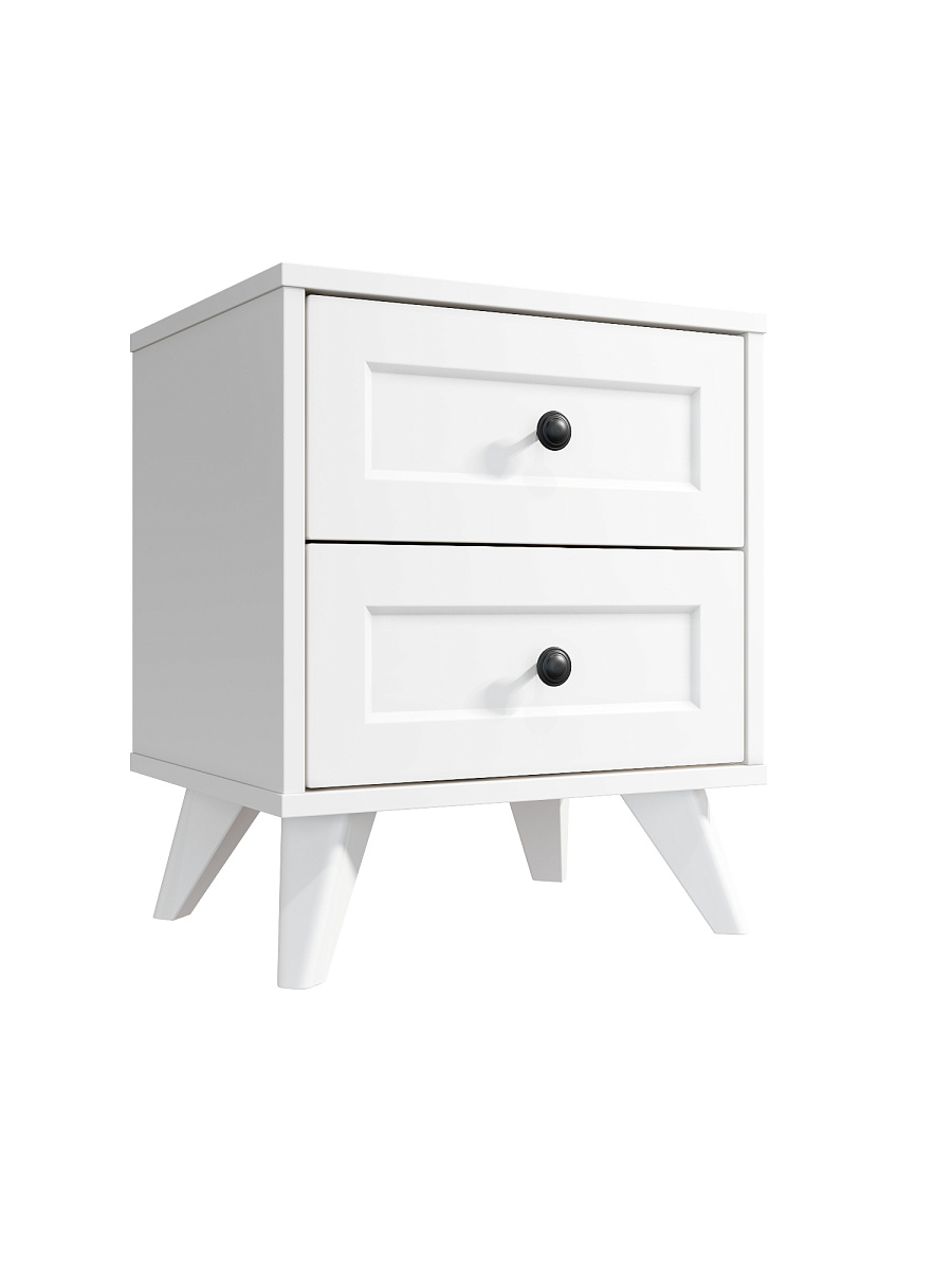 Тумба прикроватная Вильям ВМ-14 белый бриллиант/бланж