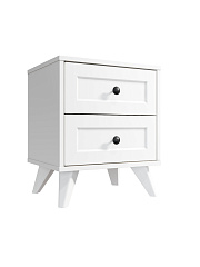 Тумба прикроватная Вильям ВМ-14 белый бриллиант/бланж