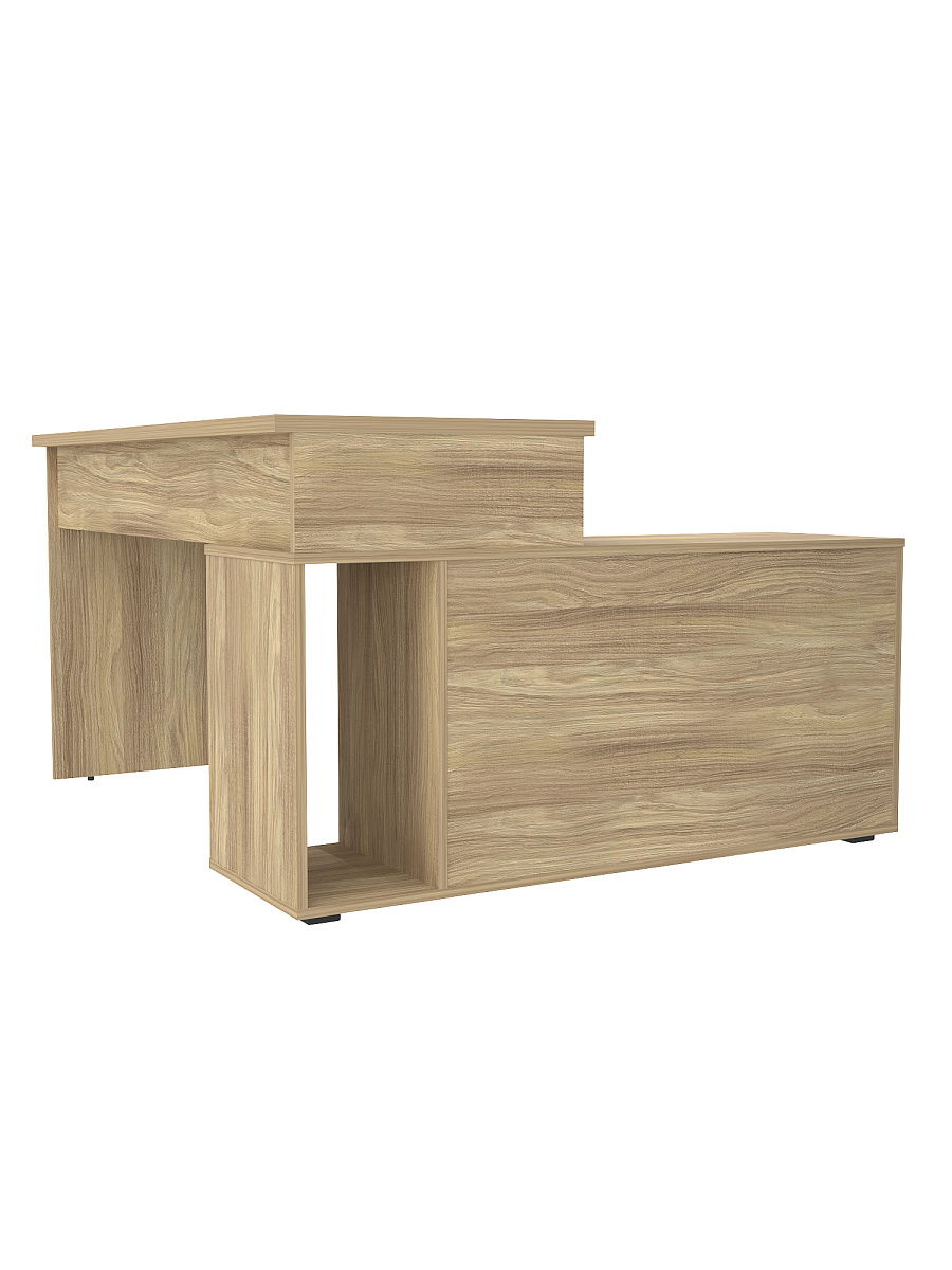 Стол угловой Оптима ОП-21 блэквуд ячменный/меренга