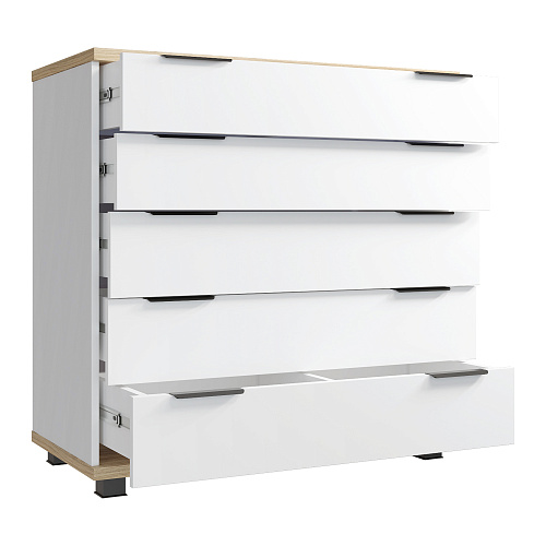 Комод Скайлайт СЛ-11К блэквуд ячменный/белый/меренга