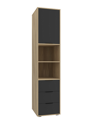 Пенал Оптима ОП-03 блэквуд ячменный/блэк