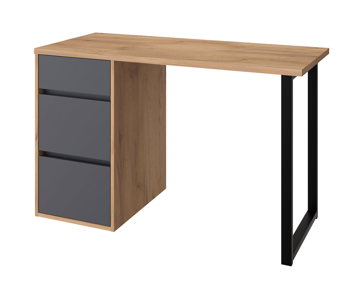 Стол С-401 дуб крафт золотой/графит