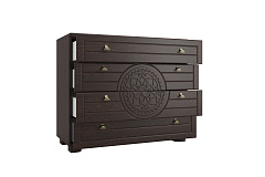 Комод «Монблан» МБ-37К венге/орех шоколадный
