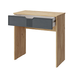 Комплект туалетный столик с зеркалом Эмилия ЭЛ-36+ЭЛ-24 дуб крафт золотой/графит