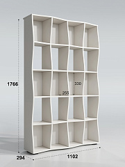 Стеллаж Контемпо КТ-01 кашемир