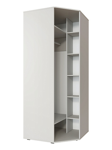 Шкаф угловой Эмилия ЭЛ-17К глухой кашемир/шарли керамика