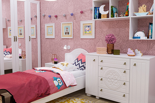 Полка Монблан МБ-80 белое дерево