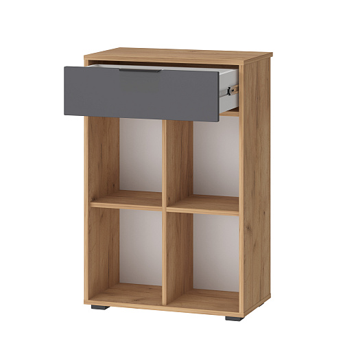 Комод Оптима ОП-06 дуб крафт золотой/графит