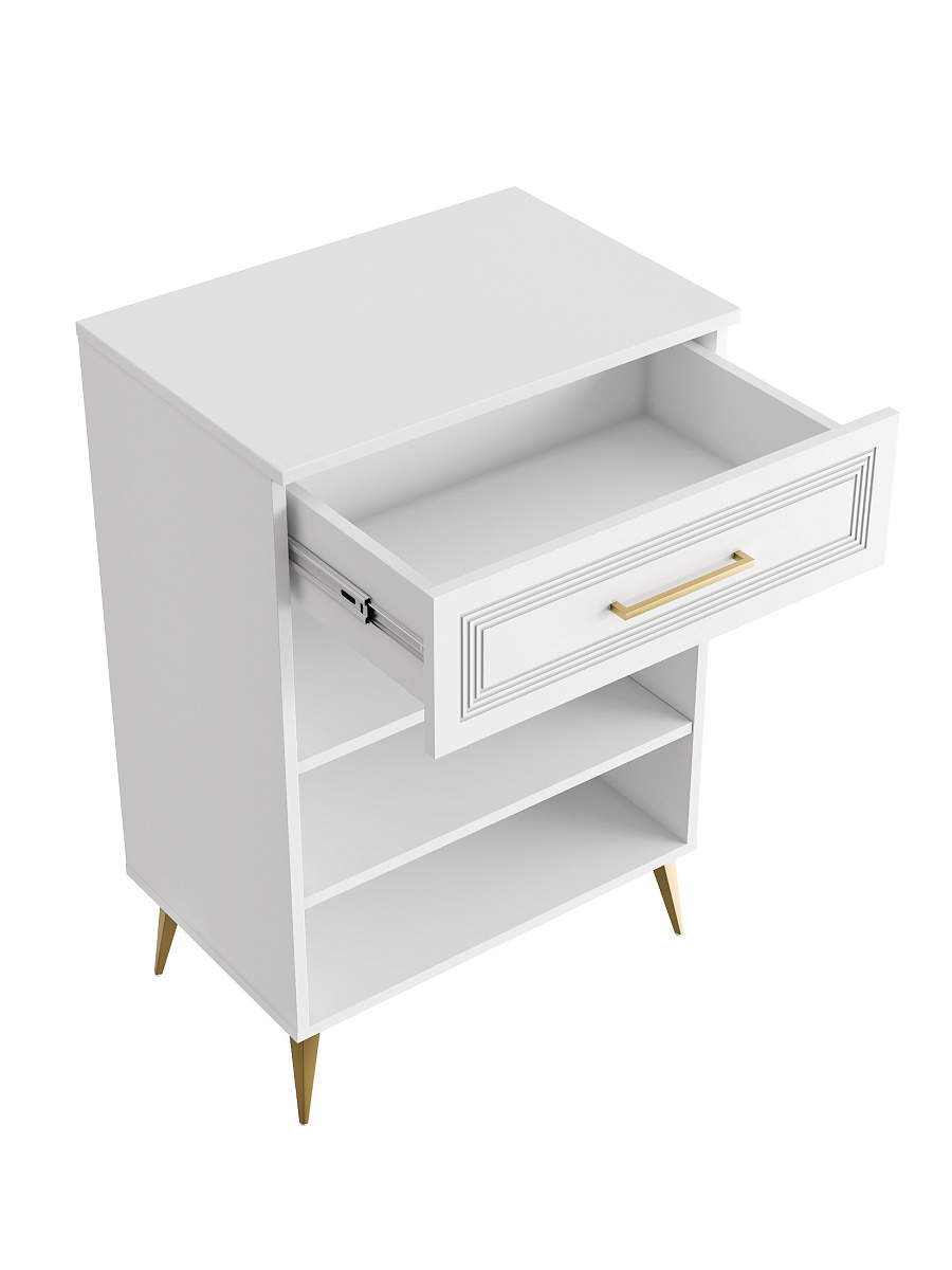 Тумба Оливия ОЛ-08 белый бриллиант/бланж