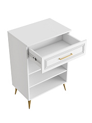 Тумба Оливия ОЛ-08 белый бриллиант/бланж