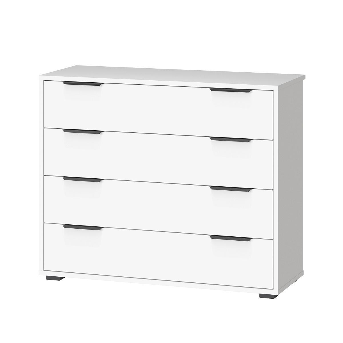 Комод Оптима ОП-04 белый структурный/меренга