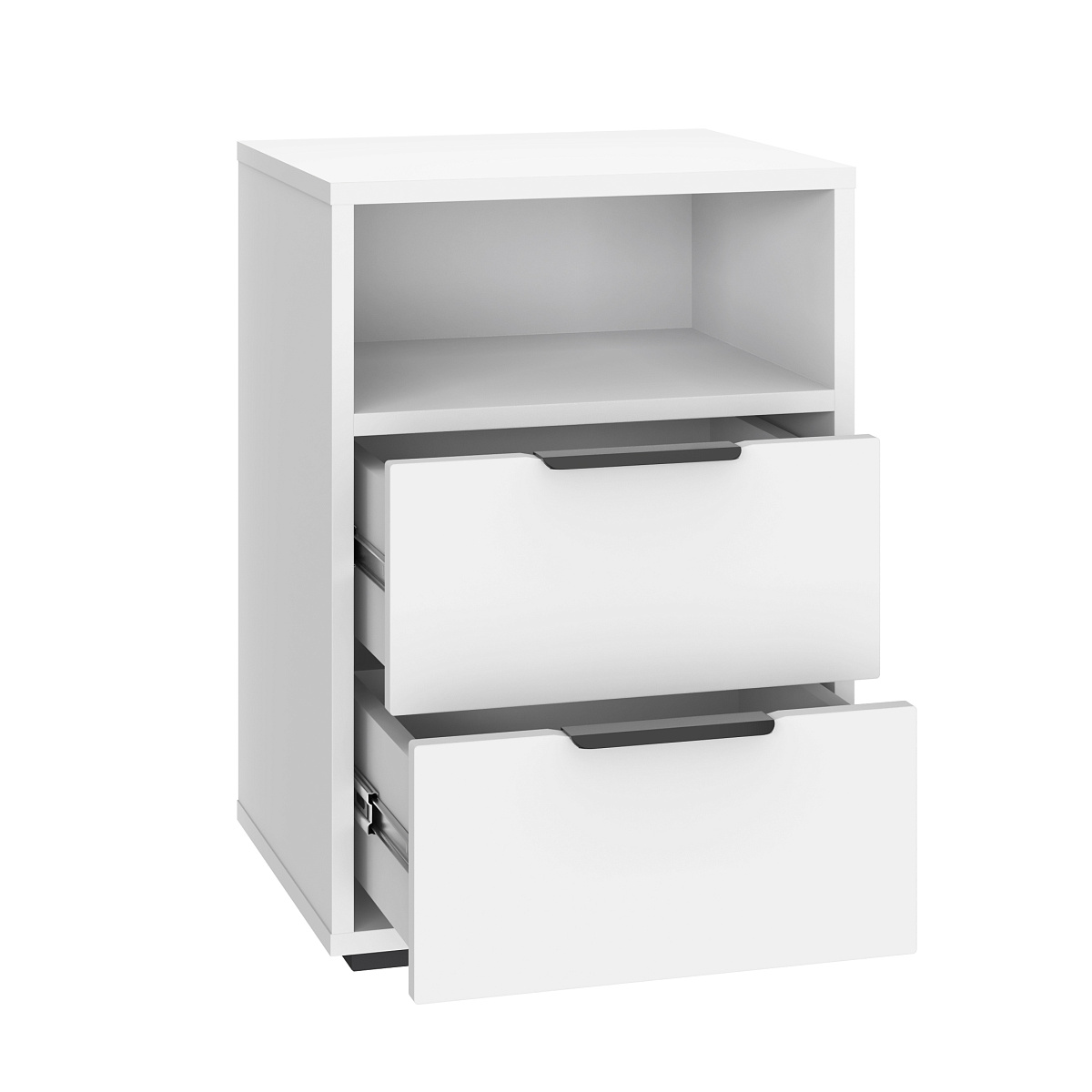 Тумба прикроватная Оптима ОП-07 белый структурный/меренга