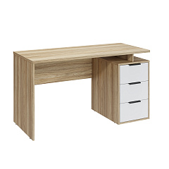 Стол С-407 блэквуд ячменный/меренга (1350*600)