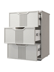 Тумба прикроватная Эмилия ЭЛ-26 кашемир/шарли керамика