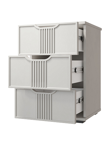 Тумба прикроватная Эмилия ЭЛ-26 кашемир/шарли керамика