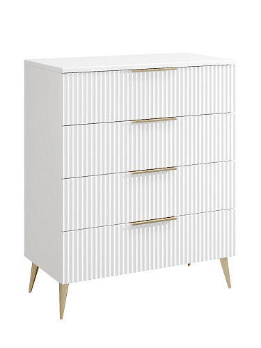 Комод Афина АФ-01 белый бриллиант/бланж