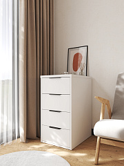 Тумба К-52 белый структурный/меренга