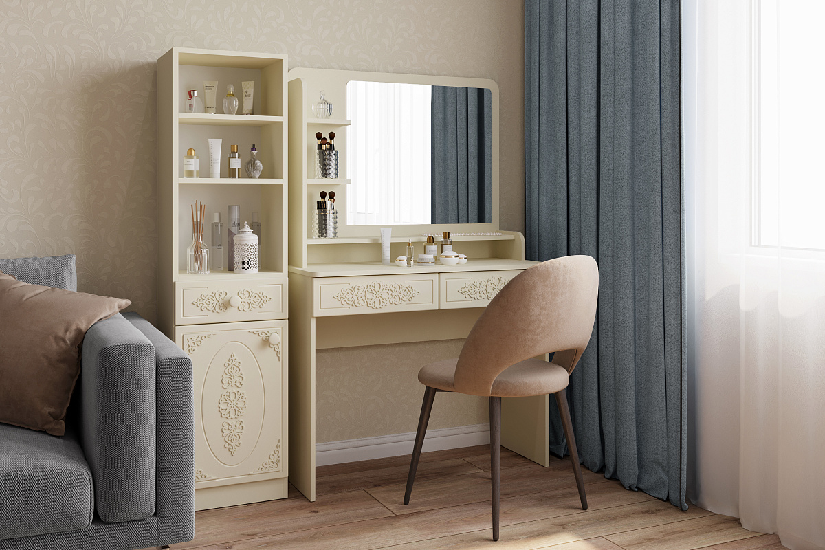 Туалетный гарнитур Ассоль плюс АС-6502 ваниль