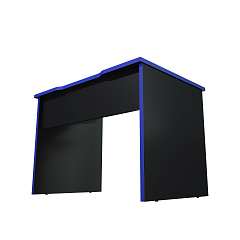 Геймерский стол С-241 черный/синий (1100х750)