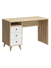 Стол Велламо ВО-18 блэквуд ячменный/бланж (левый)