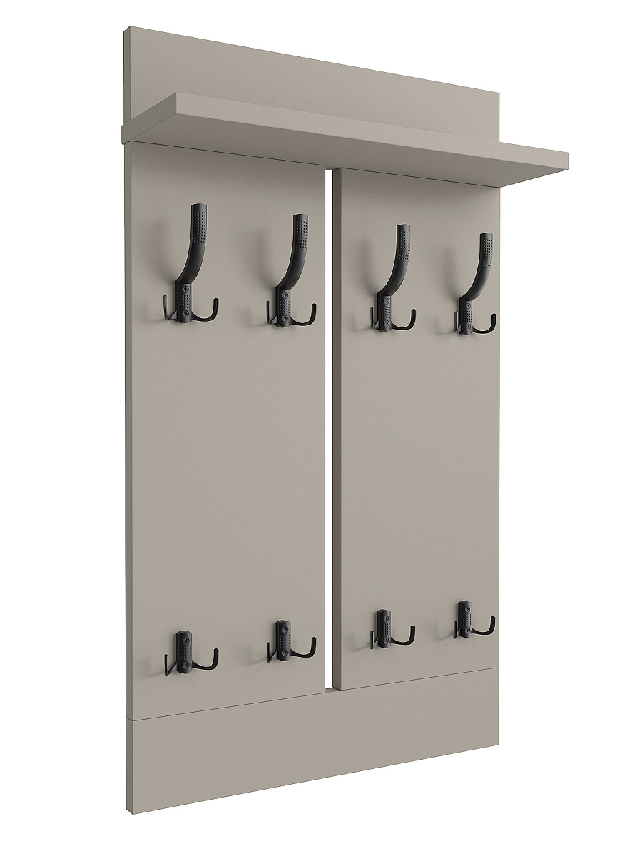 Вешалка ВН-13 глиняный серый (600*1000)