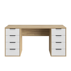 Стол С-403 блэквуд ячменный/меренга (1600х550)