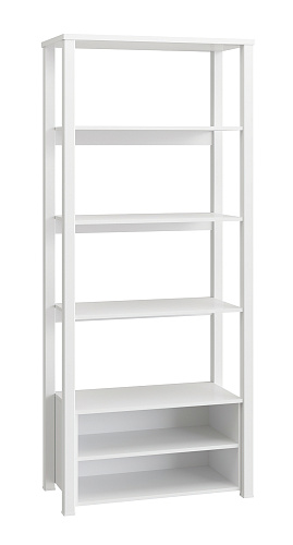 Стеллаж открытый Изабель ИЗ-62К белое дерево